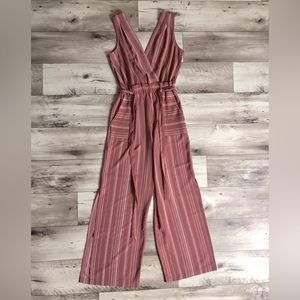 Women’s Pink & White one piece romper dress dress Size S